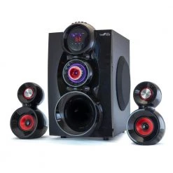 5.1 Channel Bluetooth Surround Sound Speaker System- Red by BEFREE SOUND -Eaton Sales befree sound home theater systems 985116040m c3 1000