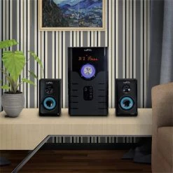 5.1-Channel Bluetooth Surround Sound Speaker System in Blue by BEFREE SOUND 13 5.1-Channel Bluetooth Surround Sound Speaker System in Blue by BEFREE SOUND -Eaton Sales befree sound home theater systems 98592796m 1f 1000