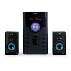5.1-Channel Bluetooth Surround Sound Speaker System in Blue by BEFREE SOUND 12 5.1-Channel Bluetooth Surround Sound Speaker System in Blue by BEFREE SOUND -Eaton Sales befree sound home theater systems 98592796m 4f 1000
