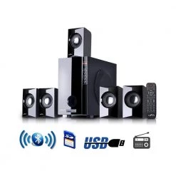5.1-Channel Surround Sound Bluetooth Speaker System in Black by BEFREE SOUND
