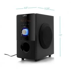 5.1-Channel Surround Sound Bluetooth Speaker System in Black by BEFREE SOUND -Eaton Sales befree sound home theater systems 98595498m 44 1000