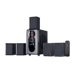 5.1-Channel Surround Sound Bluetooth Speaker System in Black by BEFREE SOUND