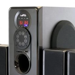 5.1-Channel Surround Sound Bluetooth Speaker System in Black by BEFREE SOUND -Eaton Sales befree sound home theater systems 98595505m c3 1000