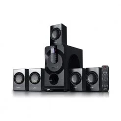 5.1-Channel Surround Sound Bluetooth Speaker System in Black by BEFREE SOUND