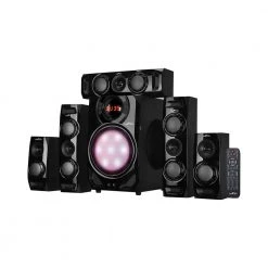 5.1-Channel Surround Sound Bluetooth Speaker System in Black by BEFREE SOUND