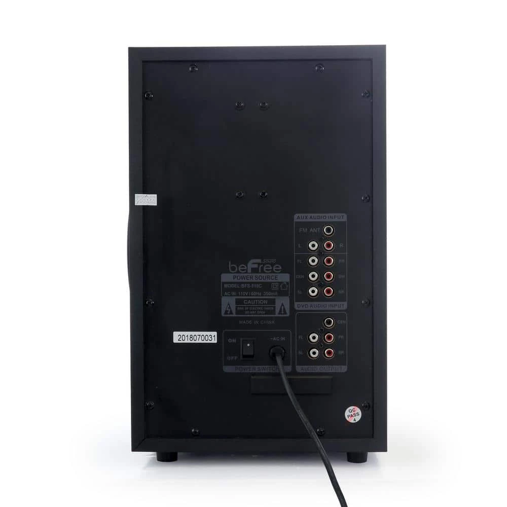 5.1-Channel Surround Sound Bluetooth Speaker System in Black by BEFREE SOUND 4 5.1-Channel Surround Sound Bluetooth Speaker System in Black by BEFREE SOUND - Image 2