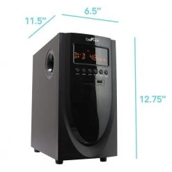 5.1-Channel Surround Sound Bluetooth Speaker System in Black by BEFREE SOUND -Eaton Sales befree sound home theater systems 98595510m 4f 1000