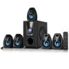 5.1-Channel Surround Sound Bluetooth Speaker System in Blue by BEFREE SOUND 1 5.1-Channel Surround Sound Bluetooth Speaker System in Blue by BEFREE SOUND -Eaton Sales befree sound stereo systems 98592793m 64 1000