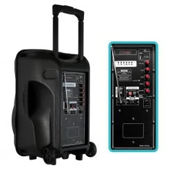 12 in. 2500-Watt Bluetooth Rechargeable Portable Party PA Speaker with Illuminating Lights by BEFREE SOUND 13 12 in. 2500-Watt Bluetooth Rechargeable Portable Party PA Speaker with Illuminating Lights by BEFREE SOUND -Eaton Sales black befree sound portable audio video 985116014m 44 1000