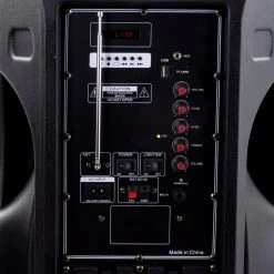 15 in. Bluetooth Rechargeable Party Speaker with Illuminating Lights by BEFREE SOUND -Eaton Sales black befree sound portable audio video 985116031m 44 1000