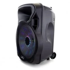 15 in. Bluetooth Rechargeable Party Speaker with Illuminating Lights by BEFREE SOUND -Eaton Sales black befree sound portable audio video 985116031m 4f 1000