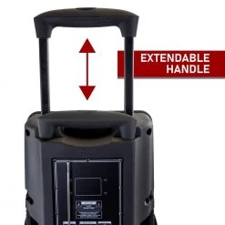 15 in. Bluetooth Portable Party Speaker with LED Lights by BEFREE SOUND -Eaton Sales black befree sound portable audio video 985116044m 76 1000