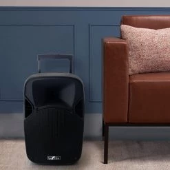 12 in. 700-Watt Bluetooth Portable Speaker with USB, SD, FM Radio by BEFREE SOUND -Eaton Sales black befree sound portable audio video 98592769m 4f 1000