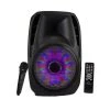 15 in. Portable Bluetooth Speaker with Sound/Volume Reactive Lights by BEFREE SOUND 1 15 in. Portable Bluetooth Speaker with Sound/Volume Reactive Lights by BEFREE SOUND -Eaton Sales black befree sound portable audio video 98592772m 64 1000