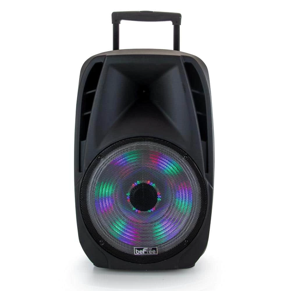 15 in. Portable Bluetooth Speaker with Sound/Volume Reactive Lights by BEFREE SOUND 9 15 in. Portable Bluetooth Speaker with Sound/Volume Reactive Lights by BEFREE SOUND - Image 7