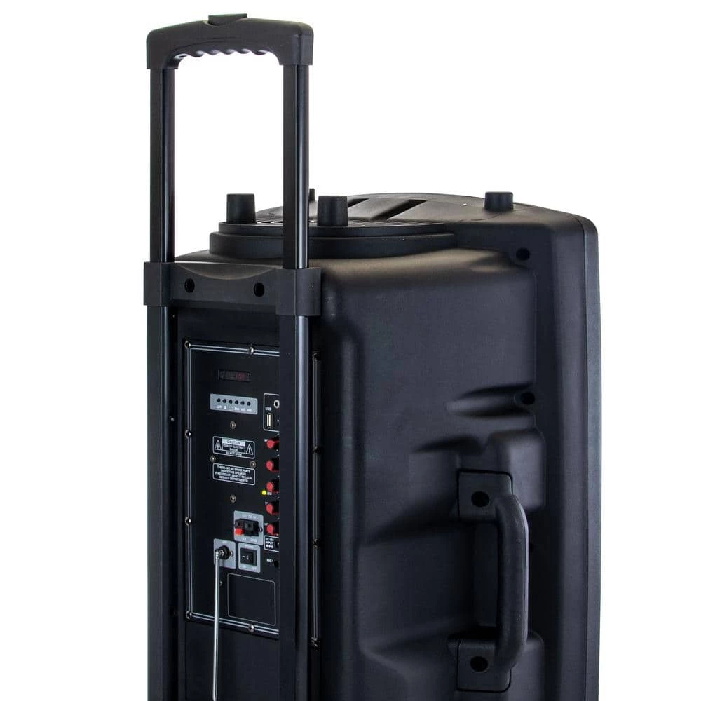 15 in. 900-Watt Bluetooth Powered Portable PA Party Speaker by BEFREE SOUND 6 15 in. 900-Watt Bluetooth Powered Portable PA Party Speaker by BEFREE SOUND - Image 4