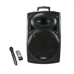Eaton Sales 16 15 in. 900-Watt Bluetooth Powered Portable PA Party Speaker by BEFREE SOUND