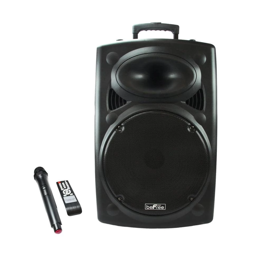 15 in. 900-Watt Bluetooth Powered Portable PA Party Speaker by BEFREE SOUND 3 15 in. 900-Watt Bluetooth Powered Portable PA Party Speaker by BEFREE SOUND