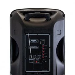 15 in. Rechargeable Bluetooth Portable Party PA Speaker System With SD/FM/USB Inputs by BEFREE SOUND -Eaton Sales black befree sound portable audio video 98597278m 44 1000