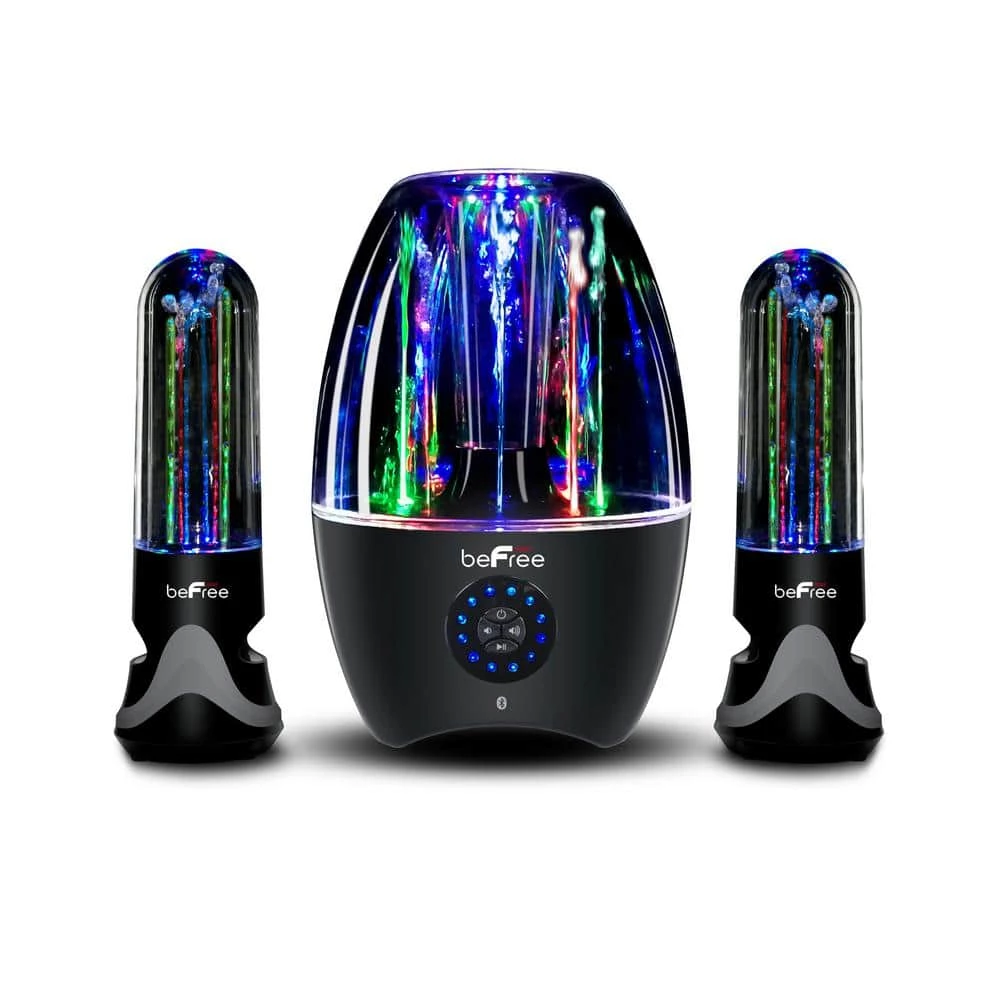 2.1-Channel Bluetooth Multimedia LED Dancing Water Sound System by BEFREE SOUND 3 2.1-Channel Bluetooth Multimedia LED Dancing Water Sound System by BEFREE SOUND