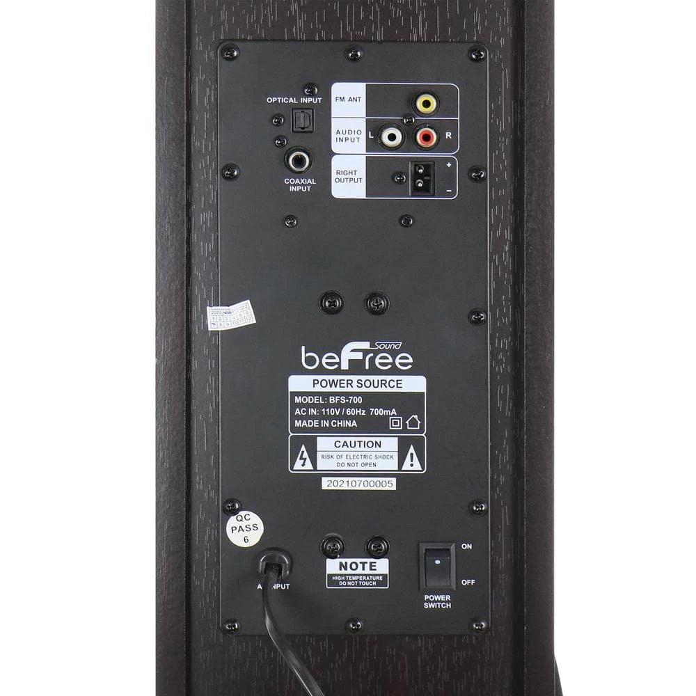 2.1 Channel Bluetooth Tower Speakers by BEFREE SOUND 7 2.1 Channel Bluetooth Tower Speakers by BEFREE SOUND - Image 5