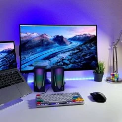 2.0 Computer Gaming Speakers with LED RGB Lights by BEFREE SOUND 17 2.0 Computer Gaming Speakers with LED RGB Lights by BEFREE SOUND -Eaton Sales black befree sound speakers 985117828m 31 1000