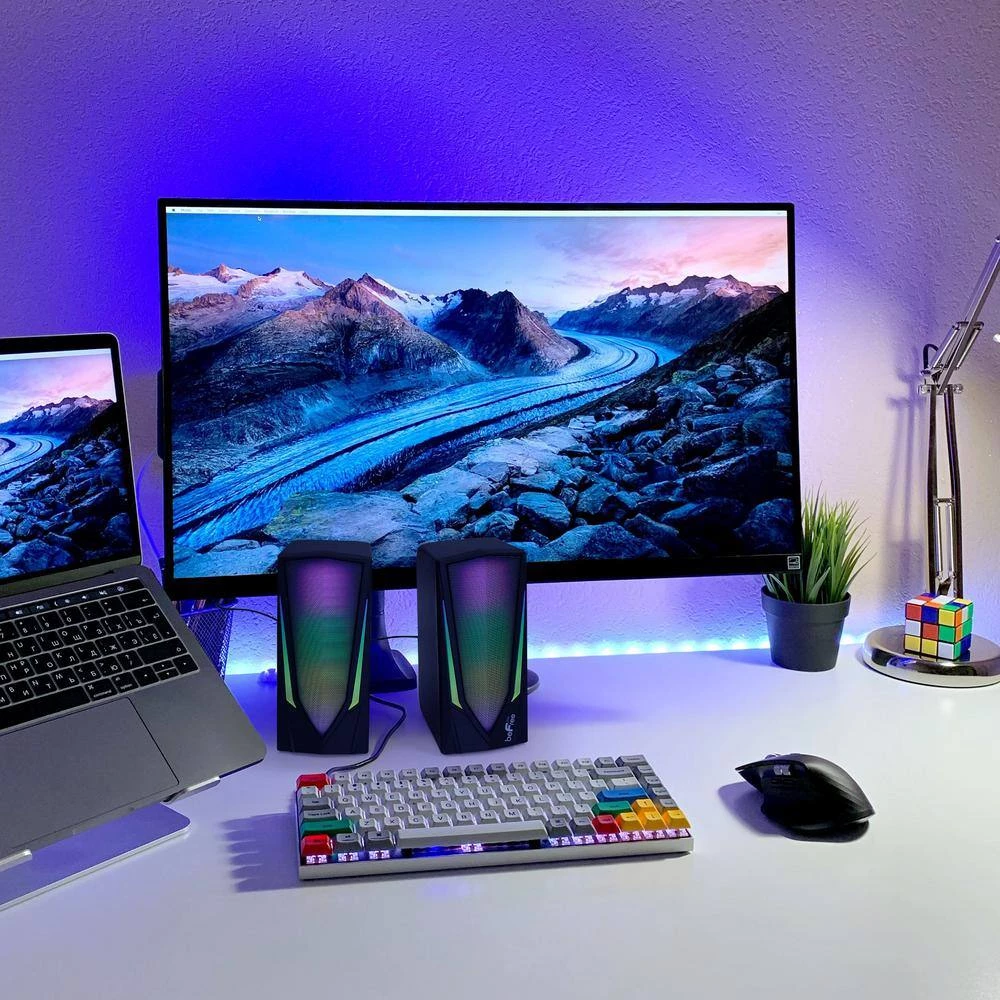 2.0 Computer Gaming Speakers with LED RGB Lights by BEFREE SOUND 10 2.0 Computer Gaming Speakers with LED RGB Lights by BEFREE SOUND - Image 8