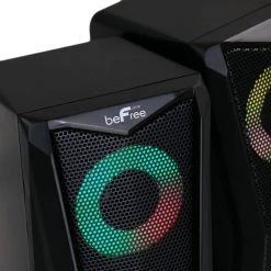 Computer Gaming Speakers with Color LED RGB Lights by BEFREE SOUND -Eaton Sales black befree sound speakers 985117829m 44 1000