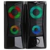 Computer Gaming Speakers with Color LED RGB Lights by BEFREE SOUND 2 Computer Gaming Speakers with Color LED RGB Lights by BEFREE SOUND -Eaton Sales black befree sound speakers 985117829m 64 1000