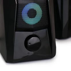 Computer Gaming Speakers with Color LED RGB Lights by BEFREE SOUND -Eaton Sales black befree sound speakers 985117829m fa 1000