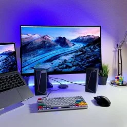 2.0 Computer Gaming Speakers with LED RGB Lights by BEFREE SOUND -Eaton Sales black befree sound speakers 985117832m 31 1000