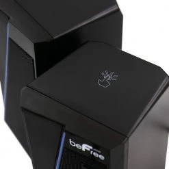 2.0 Computer Gaming Speakers with LED RGB Lights by BEFREE SOUND -Eaton Sales black befree sound speakers 985117832m fa 1000