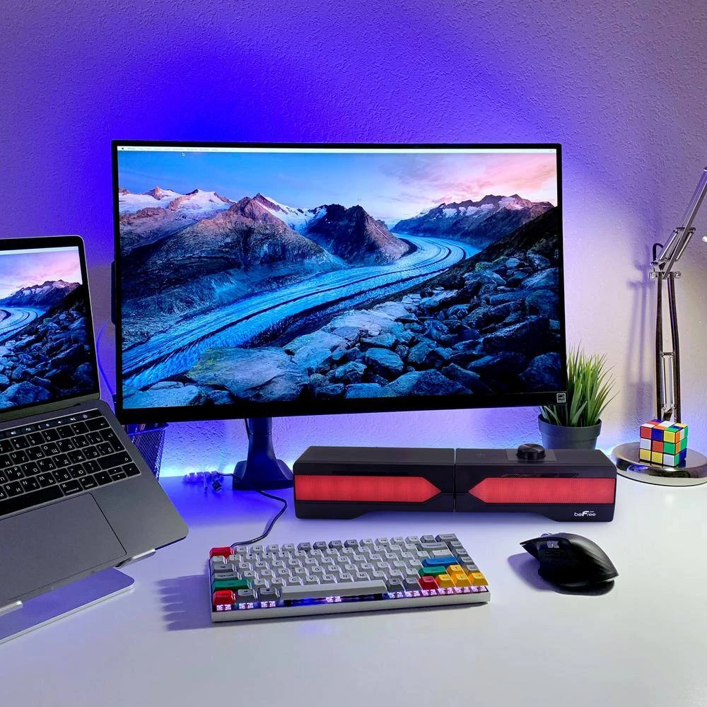 Gaming Dual Soundbar with RGB LED Lights by BEFREE SOUND 10 Gaming Dual Soundbar with RGB LED Lights by BEFREE SOUND - Image 8