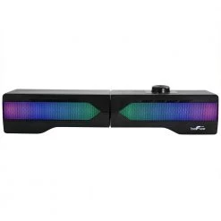 Gaming Dual Soundbar with RGB LED Lights by BEFREE SOUND