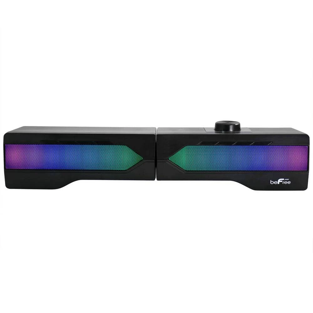 Gaming Dual Soundbar with RGB LED Lights by BEFREE SOUND 3 Gaming Dual Soundbar with RGB LED Lights by BEFREE SOUND