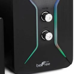 Computer Gaming 2.1 Speaker System with Color LED Lights by BEFREE SOUND -Eaton Sales black befree sound speakers 985117837m 44 1000