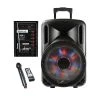 12 in. 2500-Watt Bluetooth Portable Party PA Speaker with Illuminating Lights by BEFREE SOUND -Eaton Sales black befree sound speakers 98595926m 64 1000