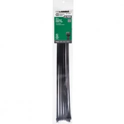 14 in. UV Cable Tie, Black (20-Pack) by Commercial Electric