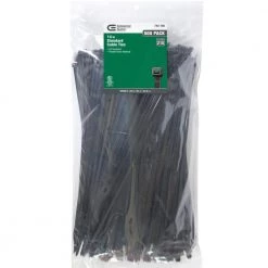 14 in. UV Cable Tie, Black (500-Pack) by Commercial Electric