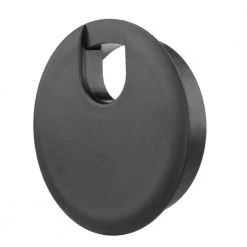 2-1/2 in. Furniture Hole Cover, Black by Commercial Electric -Eaton Sales black commercial electric cord covers cover bk 2 5 40 1000