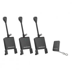 Wireless Indoor/Outdoor Remote Control with 3 Rev by Commercial Electric