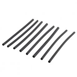 3/32 in. Heat Shrink Tubing, Black (8-Pack) by Commercial Electric