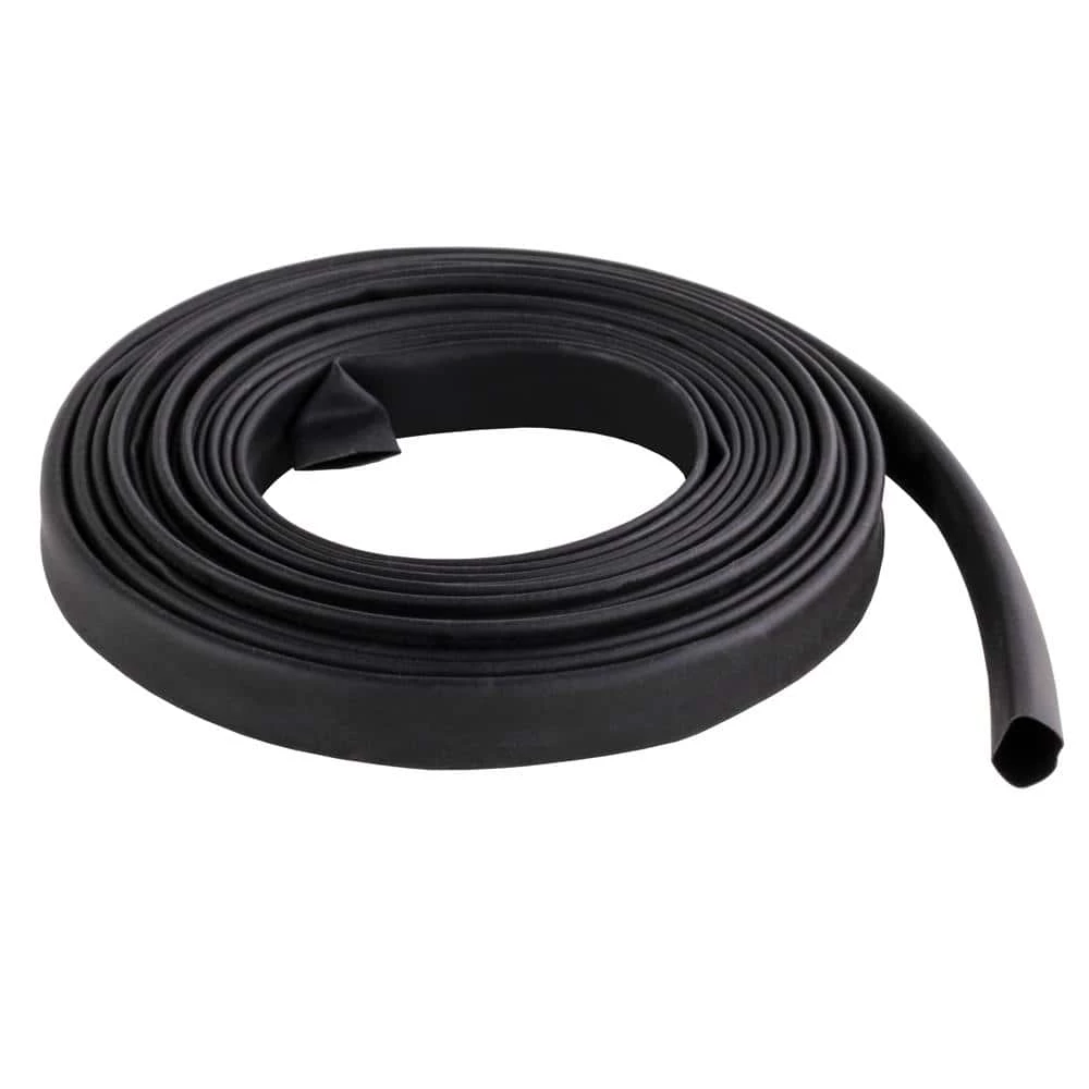1/4 in. Heat Shrink Tubing 8 ft. Roll, Black by Commercial Electric 3 1/4 in. Heat Shrink Tubing 8 ft. Roll, Black by Commercial Electric