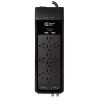 6 ft. 12-Outlet Surge Protector with Coax and USB RJ45, Black by Commercial Electric -Eaton Sales black commercial electric surge protectors hdc1206ncu 64 1000