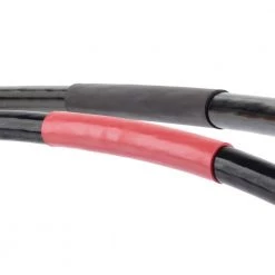 1 in. Heat Shrink Battery Cable Identification, Black/Red (4-Pack) by Commercial Electric 7 1 in. Heat Shrink Battery Cable Identification, Black/Red (4-Pack) by Commercial Electric -Eaton Sales black red commercial electric electrical tubing hs 1000br 31 1000