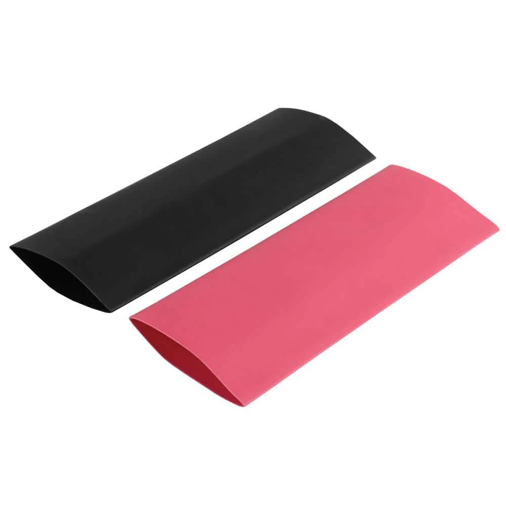 1 in. Heat Shrink Battery Cable Identification, Black/Red (4-Pack) by Commercial Electric 4 1 in. Heat Shrink Battery Cable Identification, Black/Red (4-Pack) by Commercial Electric - Image 2