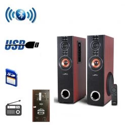 2.1-Channel Dual Bluetooth Tower Speakers by BEFREE SOUND