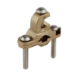 3/8 in. to 1 in. Bronze Ground Clamp with Lay-in Lug for 10 - 2 AWG by Commercial Electric -Eaton Sales commercial electric accessories g22311a 40 1000