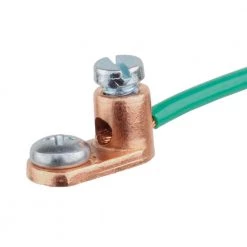 14 AWG to 8 AWG Copper Barrel Mechanical Lug (2-Pack) by Commercial Electric -Eaton Sales commercial electric accessories g22501 31 1000