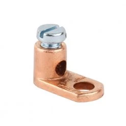 14 AWG to 8 AWG Copper Barrel Mechanical Lug (2-Pack) by Commercial Electric -Eaton Sales commercial electric accessories g22501 40 1000